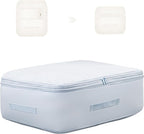 Ultra Space Saving Self Compression Organizer, Comforter Storage Bag by Fivaran