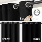 BGment Thermal Insulated 100% Blackout Curtains - Image 6