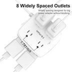 10 Ft Surge Protector Power Strip - Image 4
