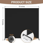 6*6FT Single Panel Room Divider/ Privacy Screen - Image 4