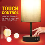 Yarra-Decor Bedside Lamp with USB Port - Image 5