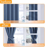 Blackout Curtains for Bedroom, 42 x 63 Inches Length, Window Curtains for - Image 4