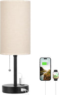 17in Bedside Table Lamp for Bedroom, Desk Lamp by DicooolDirect