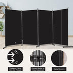 Room Divider Folding Privacy Screens, 6FT Tall Divider - Image 4