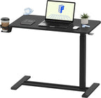 FLEXISPOT H7 32" Pneumatic Height-Adjustable Overbed Table by Unknown