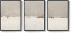 Large Framed Neutral Abstract Wall Art - Image 9