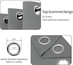 Easy-Going Blackout Curtains for Bedroom, Solid Thermal Insulated Grommet and - Image 4