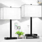 Lynnoland 21" Set of 2 Table lamp by BringBrightnesstoYourLife