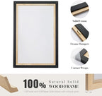 Large Framed Sage Green Abstract Wall Art - Image 7