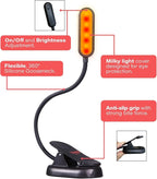 hooga Amber Book Light – Blue Light Blocking Reading Light - Image 2