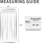 Easy-Going Blackout Curtains for Bedroom, Solid Thermal Insulated Grommet and - Image 7