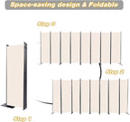 Room Divider, 8 Panel Folding Privacy Screens - Image 5