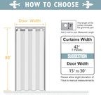 ChrisDowa Blackout Curtains Door Curtain - Image 6