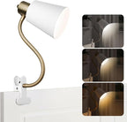 Desk lamp Eye-Caring Table Lamps, 360°Rotation Gooseneck Clip on Lamp Reading - Image 9