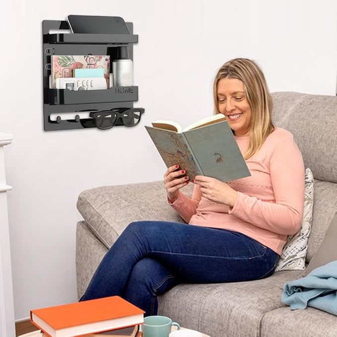 Bedside Shelf Wall Mount & Wall Nightstand - Image 2