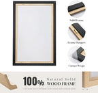 Framed Modern Luxury Brown Gold Abstract Wall Art - Image 7
