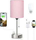 Small Bedside Table Lamp for Bedroom by DicooolDirect