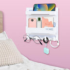 CHENYAOAI Bedside Shelf Accessories Organizer, Wall Mount Self Stick On by CHENYAOAI