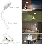 CUHIOY 2Pack Rechargeable Clip on Reading Light - Image 4