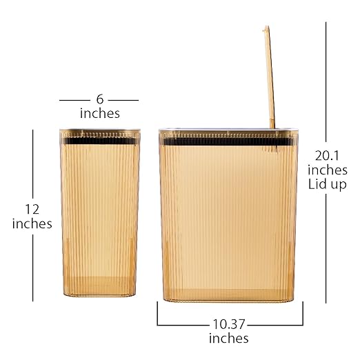 Glad Bathroom Trash Can, 2.6 Gallon - Image 4