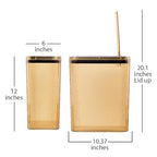 Glad Bathroom Trash Can, 2.6 Gallon - Image 4