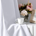HOMEIDEAS Greyish White Blackout Curtains - Image 7