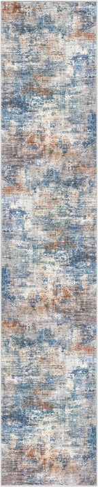 Abstract Runner Rug 2x10 Ft Washable Runners - Image 10