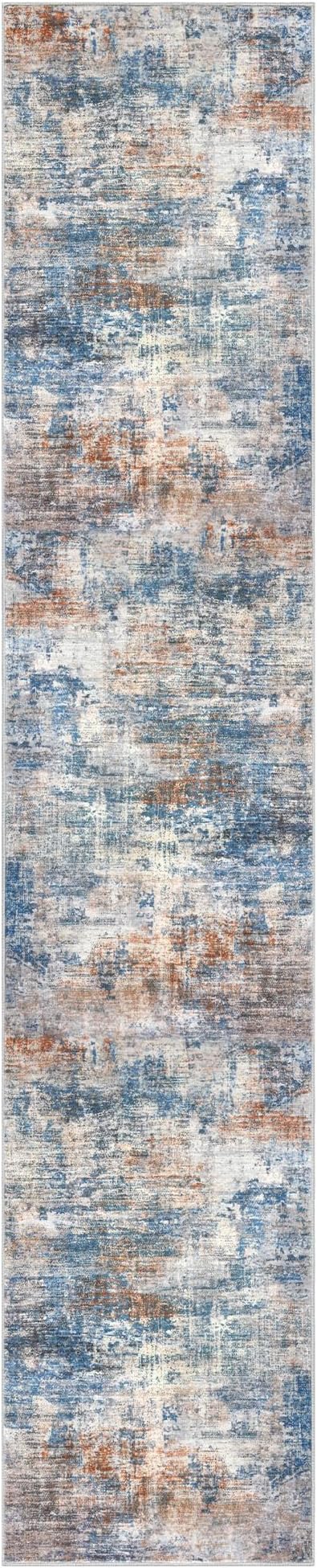 Abstract Runner Rug 2x10 Ft Washable Runners - Image 10