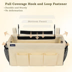 Surblue Bedside Organizer with Hook Bedside Caddy Hanging Storage Bag with - Image 4