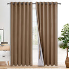 XWZO Complete Blackout Shades Window Curtain Panels by XWZO