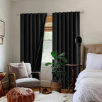 BGment 100% Blackout 80 Inch Curtains - Image 9