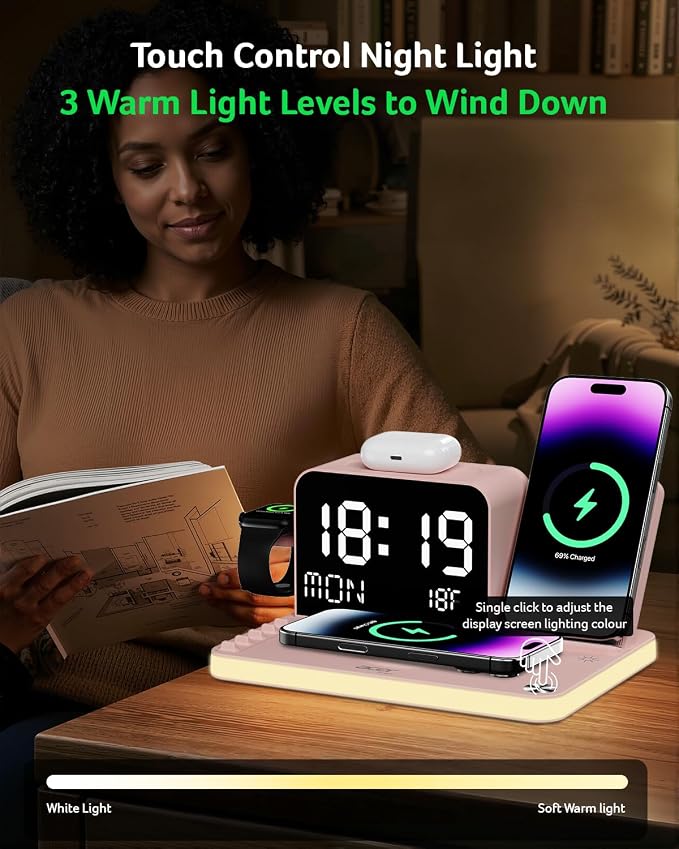 Acer 7-in-1 Wireless Charging Station - 30W Fast Wireless Charger - Image 7