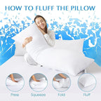 SHOUREN Large Body Pillow, Long Bed Pillow - Image 7