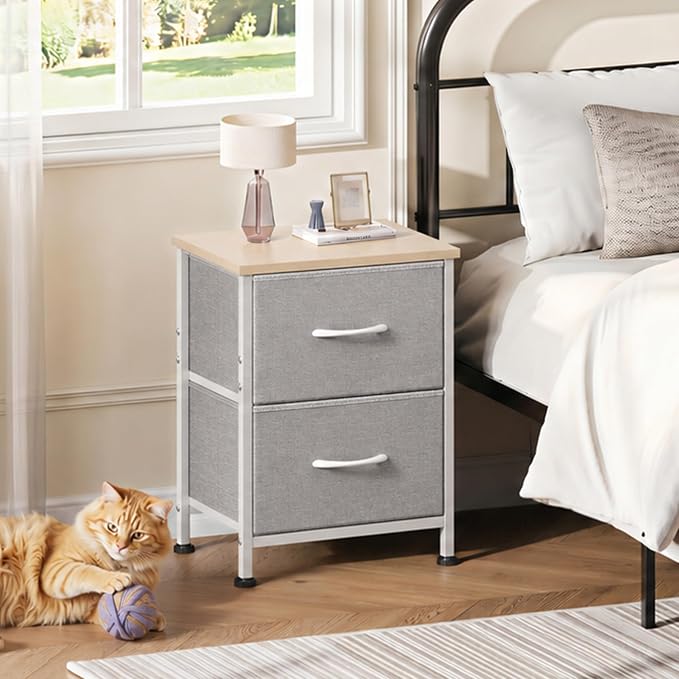 WLIVE Night Stand, Small Dresser - Image 2