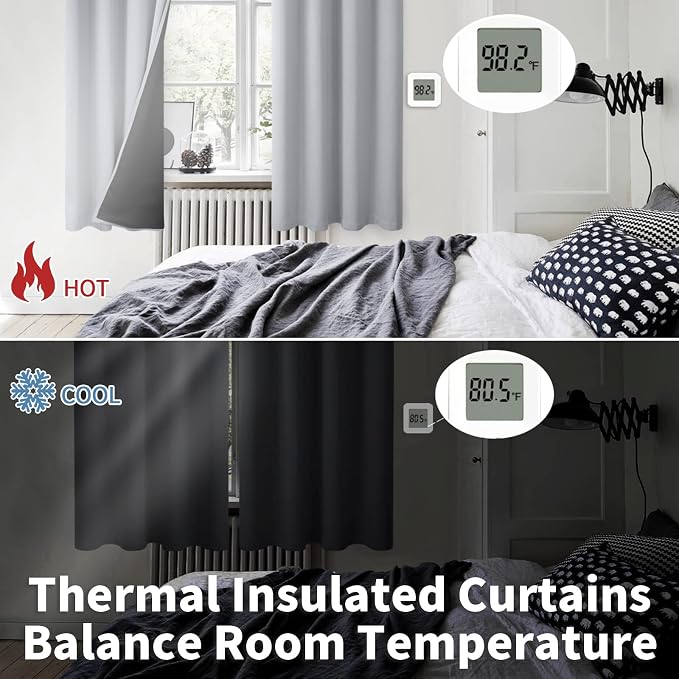 BGment Thermal Insulated 100% Blackout Curtains - Image 4