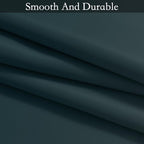 SimpleHome Ombre Stone Blue to Grey White Curtains - Image 7