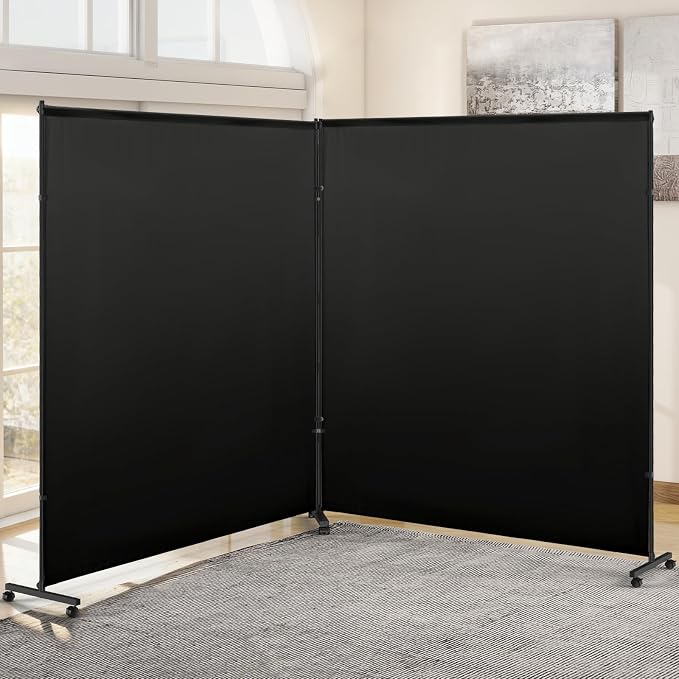 2 Panels Room Divider/Privacy Screen 6FT*6FT by Unknown