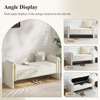 Storage Ottoman Bench, End of Bed Bench - Image 5