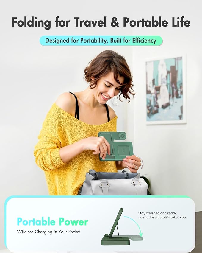 GETPALS Wireless Charger iPhone Charging Station - Image 8