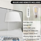 NITOWOLF Bed Reading Light, Headboard Light Reading Lights - Image 4