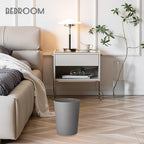 UUJOLY Small Bathroom Trash Can Wastebasket Garbage Can, Dark Grey, 2 Pack | - Image 4