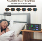 DreamSky Wooden Digital Alarm Clock - Image 5