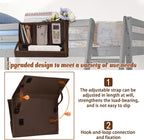 Bedside Caddy Organizer for Dorm Bed Rails - Image 4