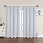 Chyhomenyc 2 Panels 100% Blackout Curtain Liners, Each 50" Wx80 L | 100% - Image 9