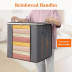 Lifewit 100L Extra Large Blanket Storage Bags, Foldable Comforter Storage - Image 4