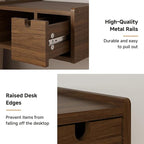 Floating Nightstand Wall Mounted, Walnut Bedside Table - Image 5