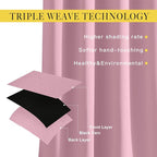 NICETOWN Room Darkening 84 inch Curtain - Image 4