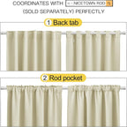 NICETOWN Room Darkening Curtains - Image 3
