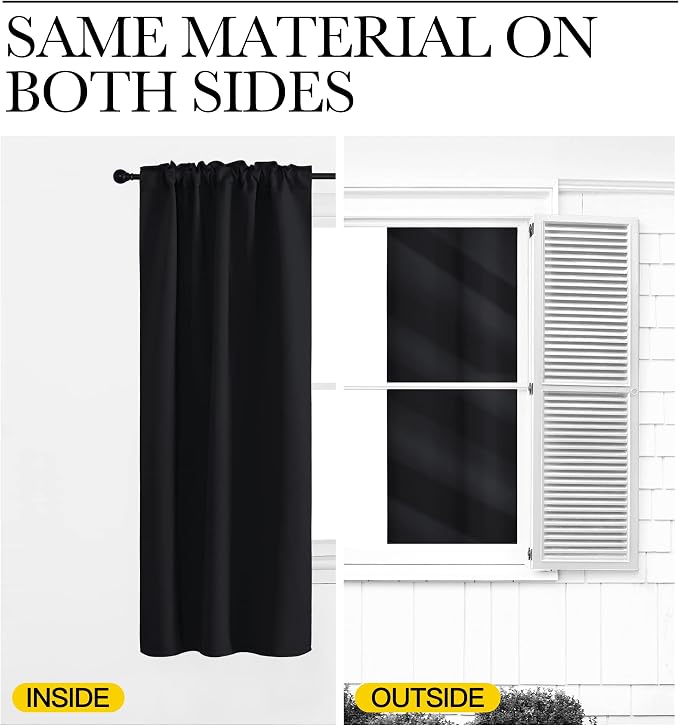 NICETOWN Halloween Short Curtains - Image 6