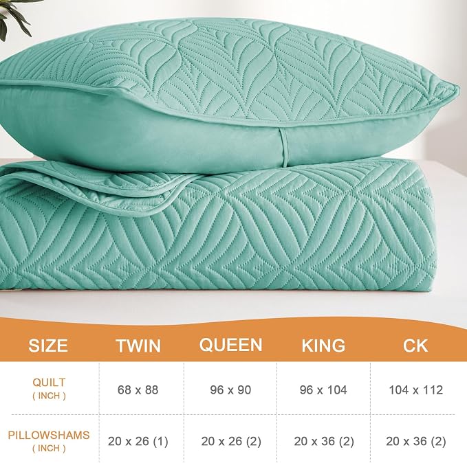Whale Flotilla Extra Soft Twin Quilt Bedding Set, Lightweight Bedspreads | - Image 4